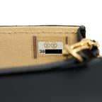 CHANEL PEARL CRUSH BELT BAG BLACK WITH GHW SERIAL 30