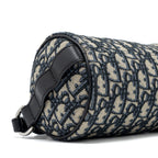 DIOR HOMME MESSENGER ROLLER BLUE OBLIQUE CANVAS SHW