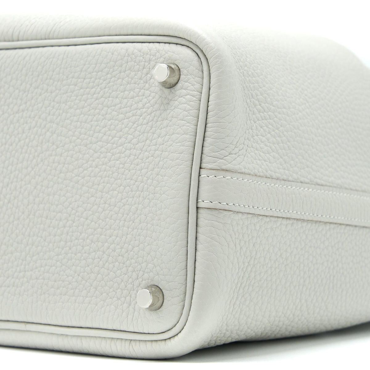HERMES PICOTIN 18 CLEMENCE GRIS PEARL SHW