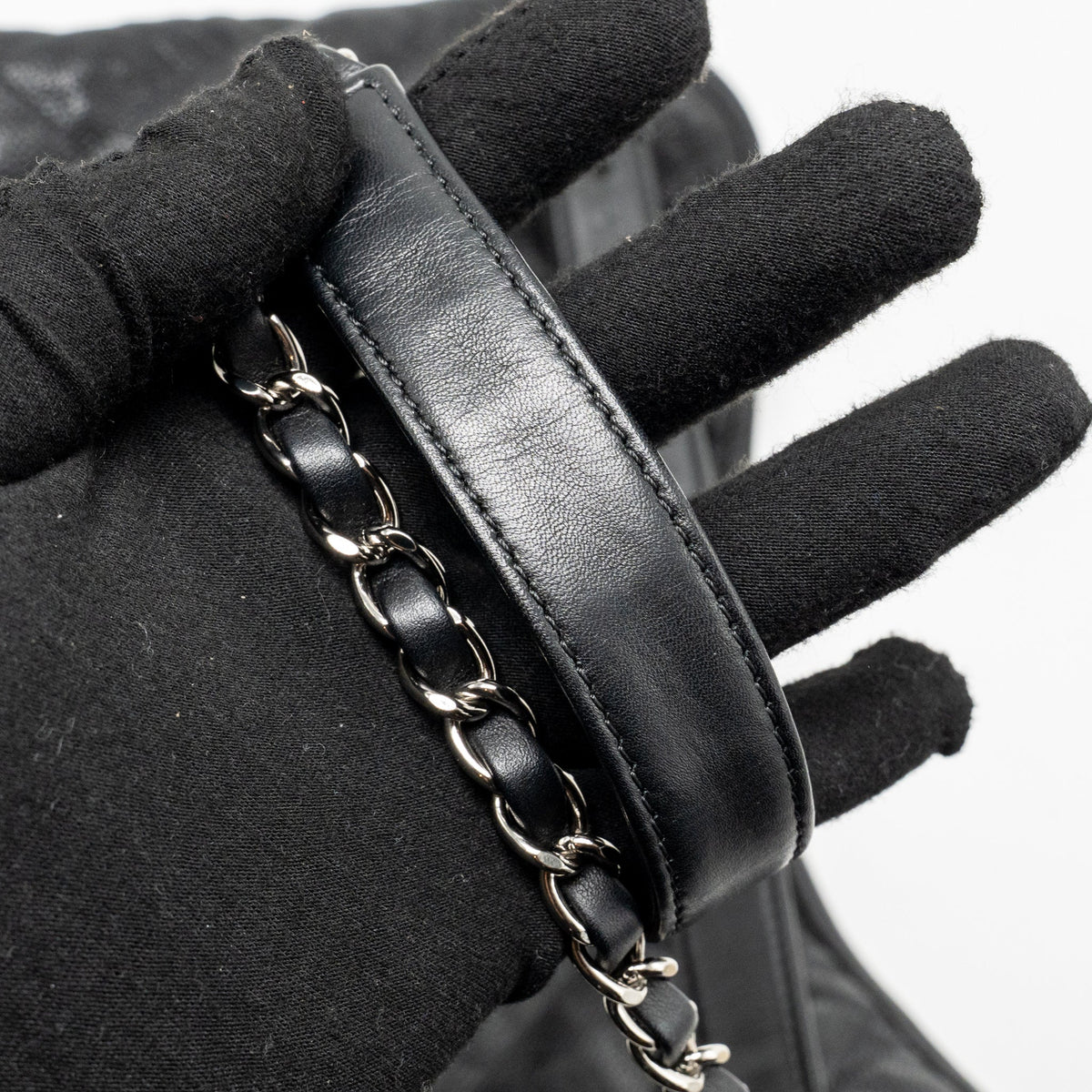 Chanel French Riviera Hobo Bag Caviar Black SHW