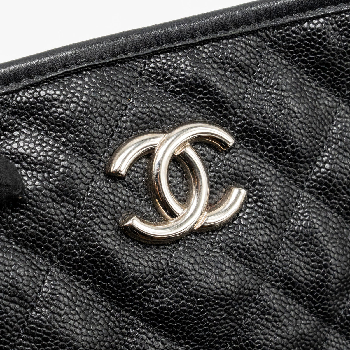 Chanel French Riviera Hobo Bag Caviar Black SHW