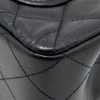 CHANEL MINIRECTANGULAR FLAP BAG LAMBSKIN BLACK LGHW (MICROCHIP)