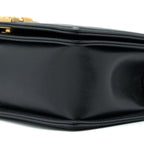 CHANEL MEDIUM BOY BAG CAVIAR BLACK BRUSHED GHW