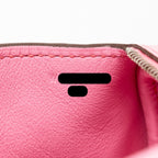 Hermes Mini Lindy Ostrich Rose Bubblegum SHW
