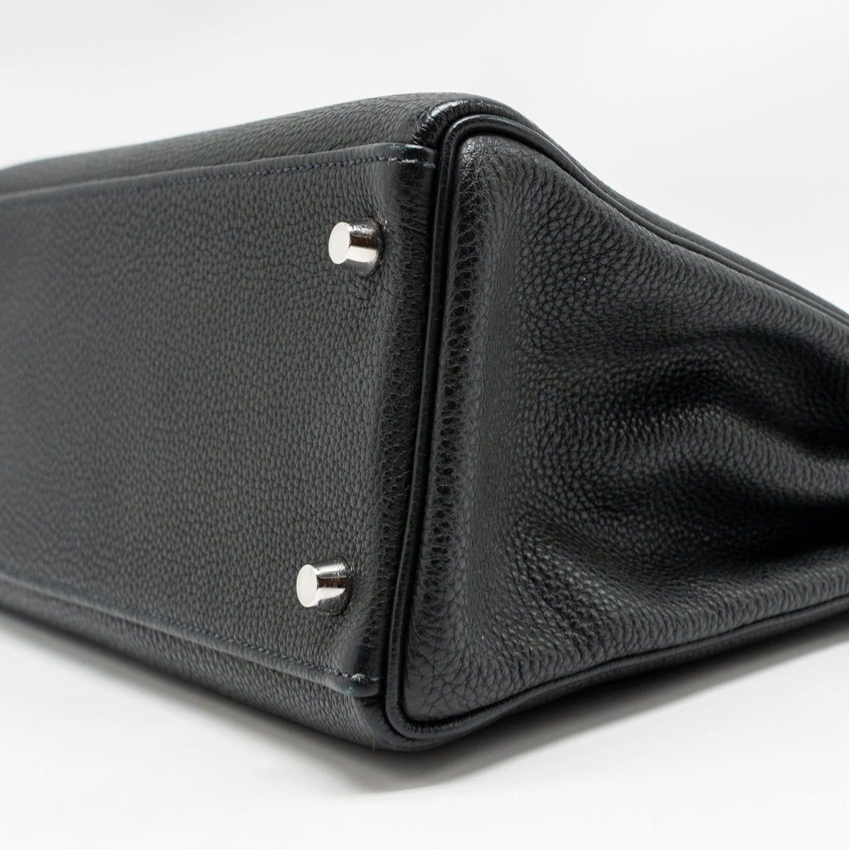 Hermes Kelly 28 Togo Graphite SHW