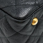 CHANEL SHOPPING TOTE BAG CAVIAR BLACK GHW