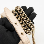Chanel Medium Boy Bag Chevron Lambskin Beige LGHW