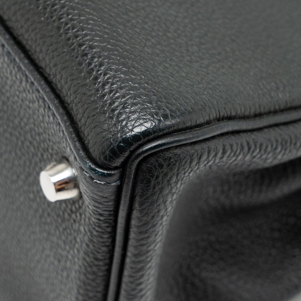 Hermes Kelly 28 Togo Graphite SHW