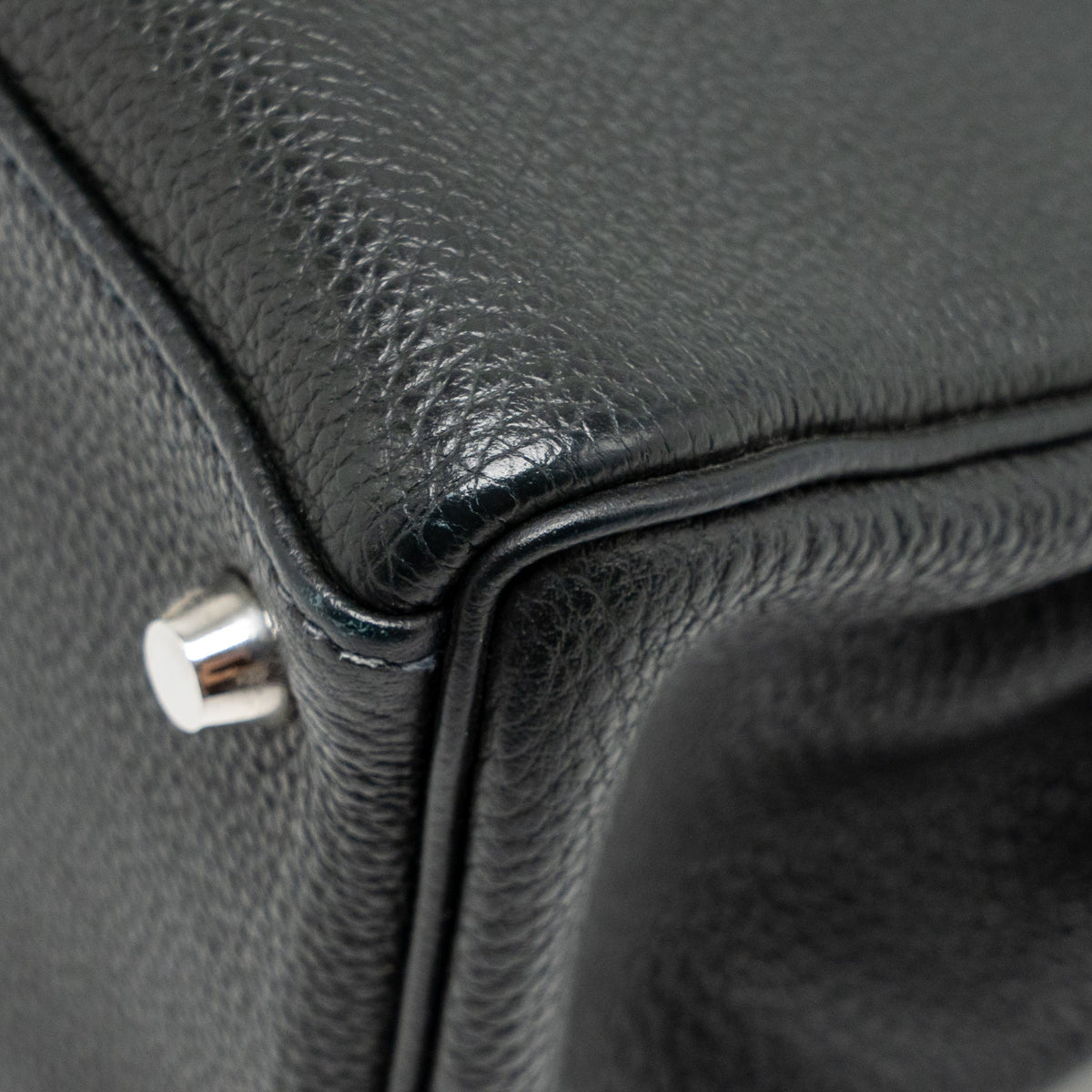 Hermes Kelly 28 Togo Graphite SHW