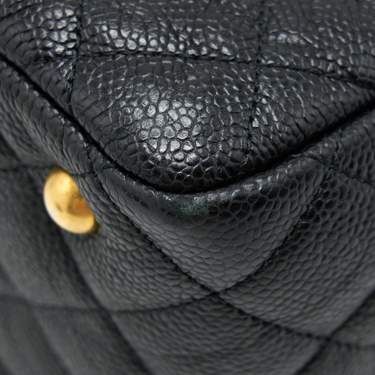 CHANEL SHOPPING TOTE BAG CAVIAR BLACK GHW