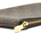 LOUIS VUITTON ETUI VOYAGE PM POUCH MONOGRAM CANVAS GHW