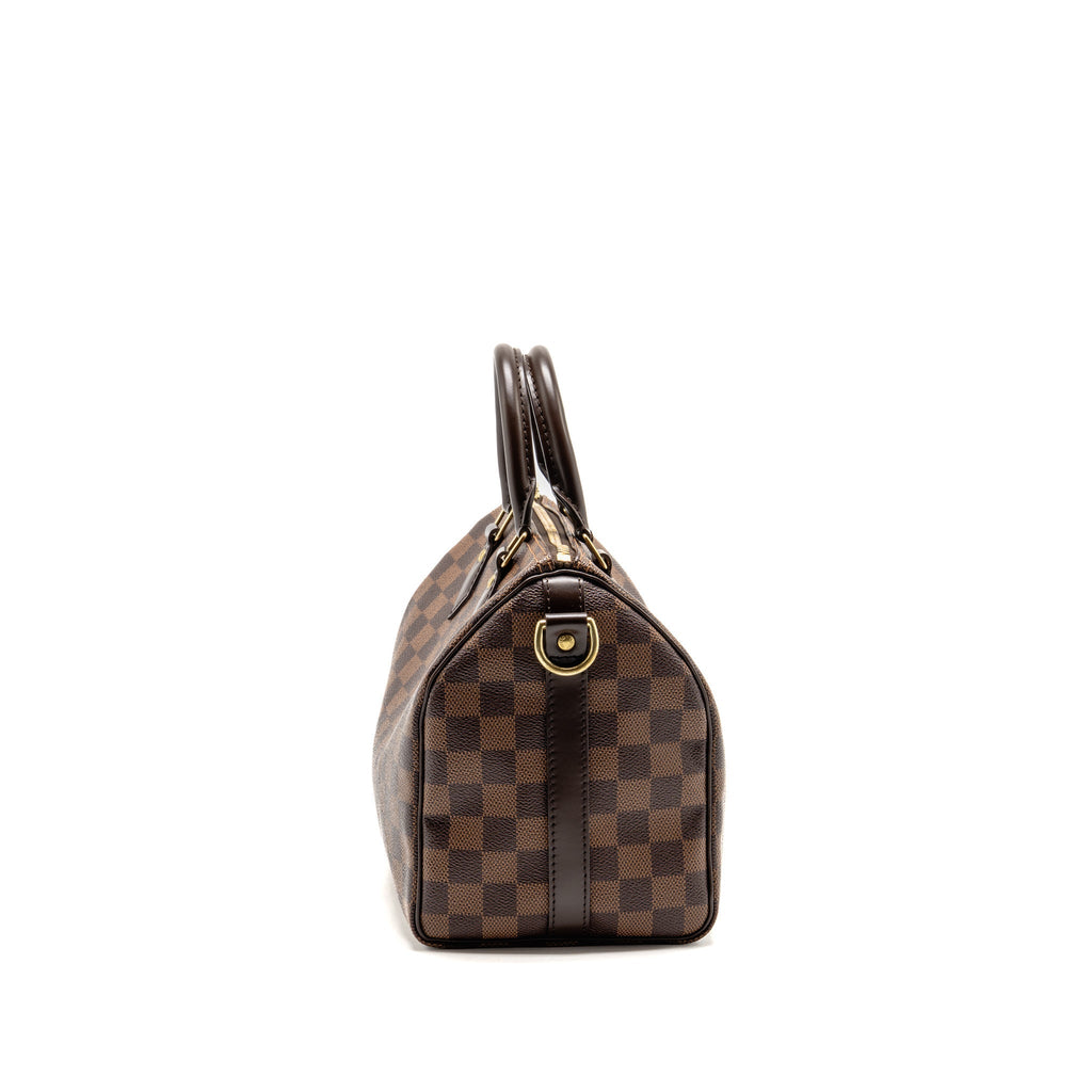 Louis Vuitton speedy Bandouliere 25 damier ebene canvas/leather GHW