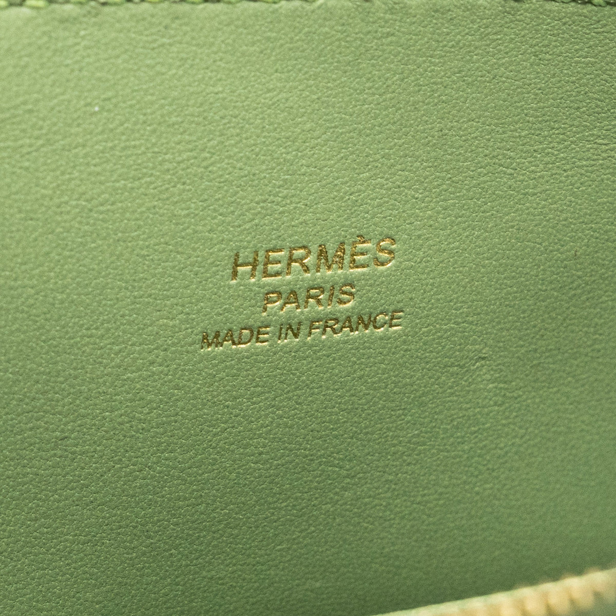 Hermes mini bolide evercolor vert criquet GWH