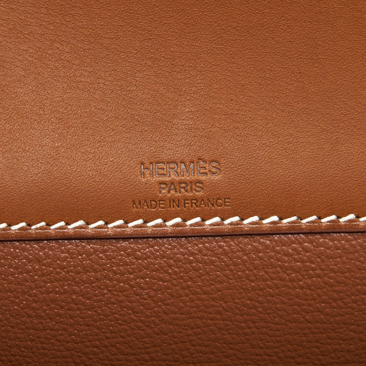 HERMES POCHETTE KELLY DEPECHES 25 CANVAS/BARENIA LEATHER ECRU BEIGE/ FAUVE GHW