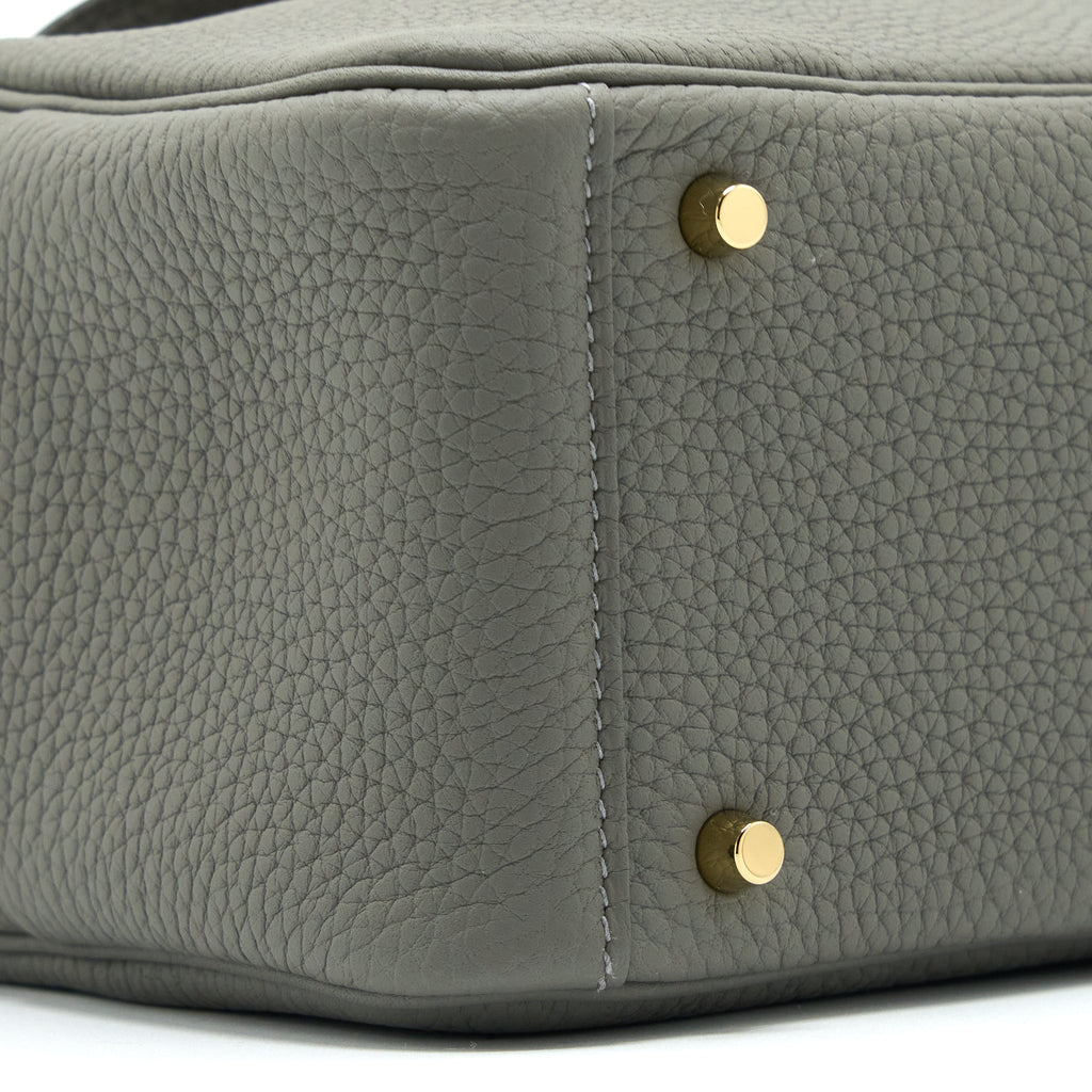 HERMES MINI LINDY CLEMENCE 0L GRIS MEYER GHW