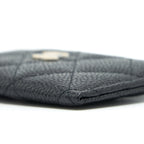 CHANEL CLASSIC CARD HOLDER CAVIAR BLACK GHW