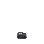 Chanel Crystal CC Card Holder Velvet Black LGHW