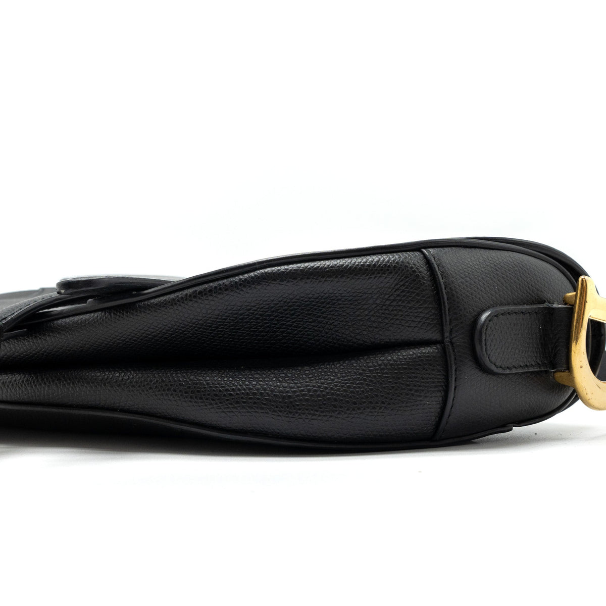 DIOR MEDIUM SADDLE BAG GRAINED CALFSKIN BLACK GWH