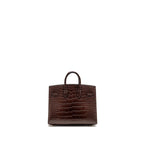 Hermes Birkin 20 Alligator Missippienssis Mat Havane GHW