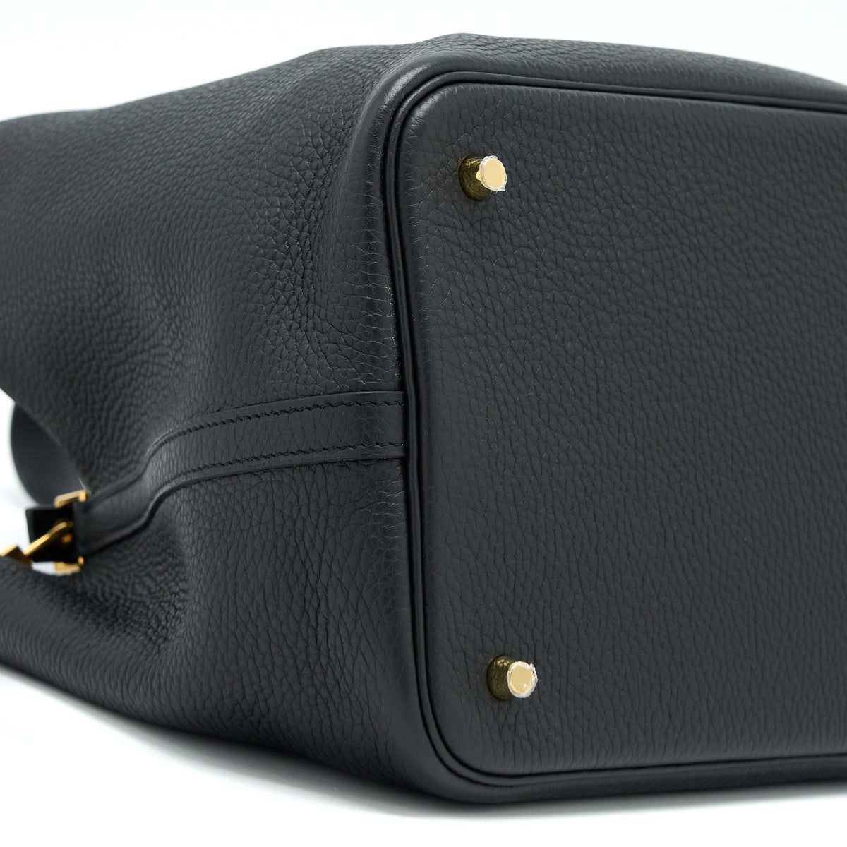 Hermes Picotin 22 Lock Bag Clemence Black GHW