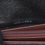 CHANEL FLAP WALLET CAVIAR BLACK SHW