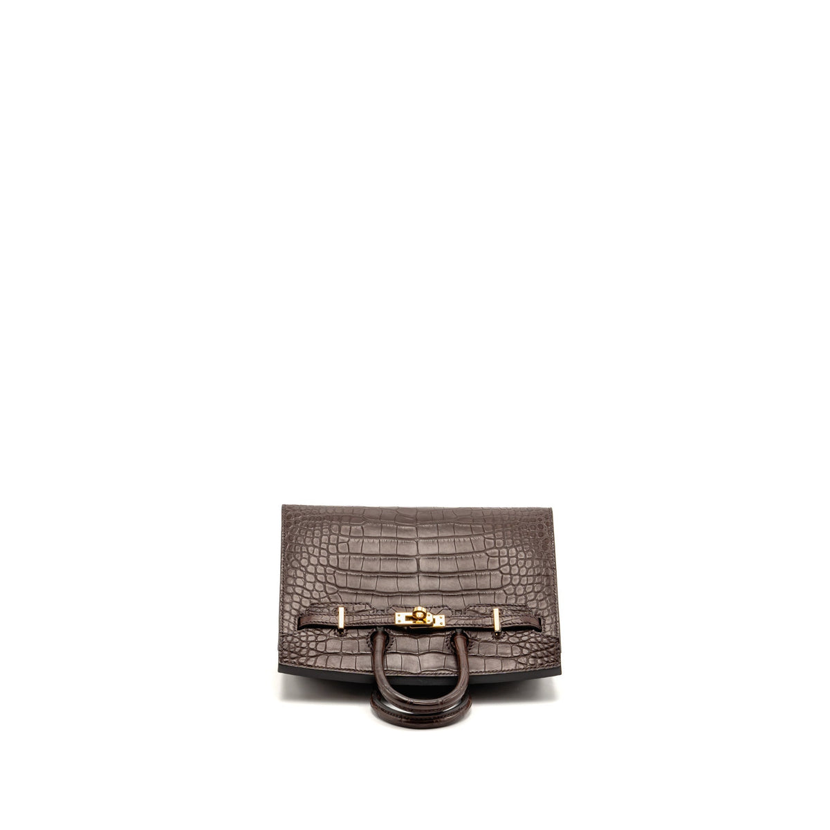 Hermes Birkin 20 Alligator Missippienssis Mat Havane GHW