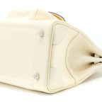 HERMES BIRKIN 25 CARGO CANVAS/SWIFT ECRU/NATA SHW
