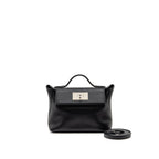 Hermes Mini 24/24 2424-21 Evergrain/Swift Black SHW
