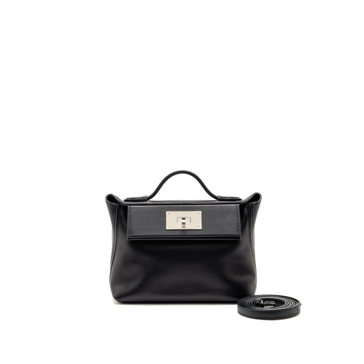 Hermes Mini 24/24 2424-21 Evergrain/Swift Black SHW