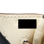 HERMES BIRKIN 25 CARGO CANVAS/SWIFT ECRU/NATA SHW