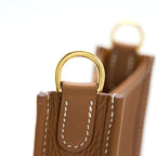 Hermes Mini Evelyne Clemence Gold GHW