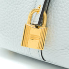 Hermes Picotin 18 Lock Bag Clemence Bleu Pale GHW