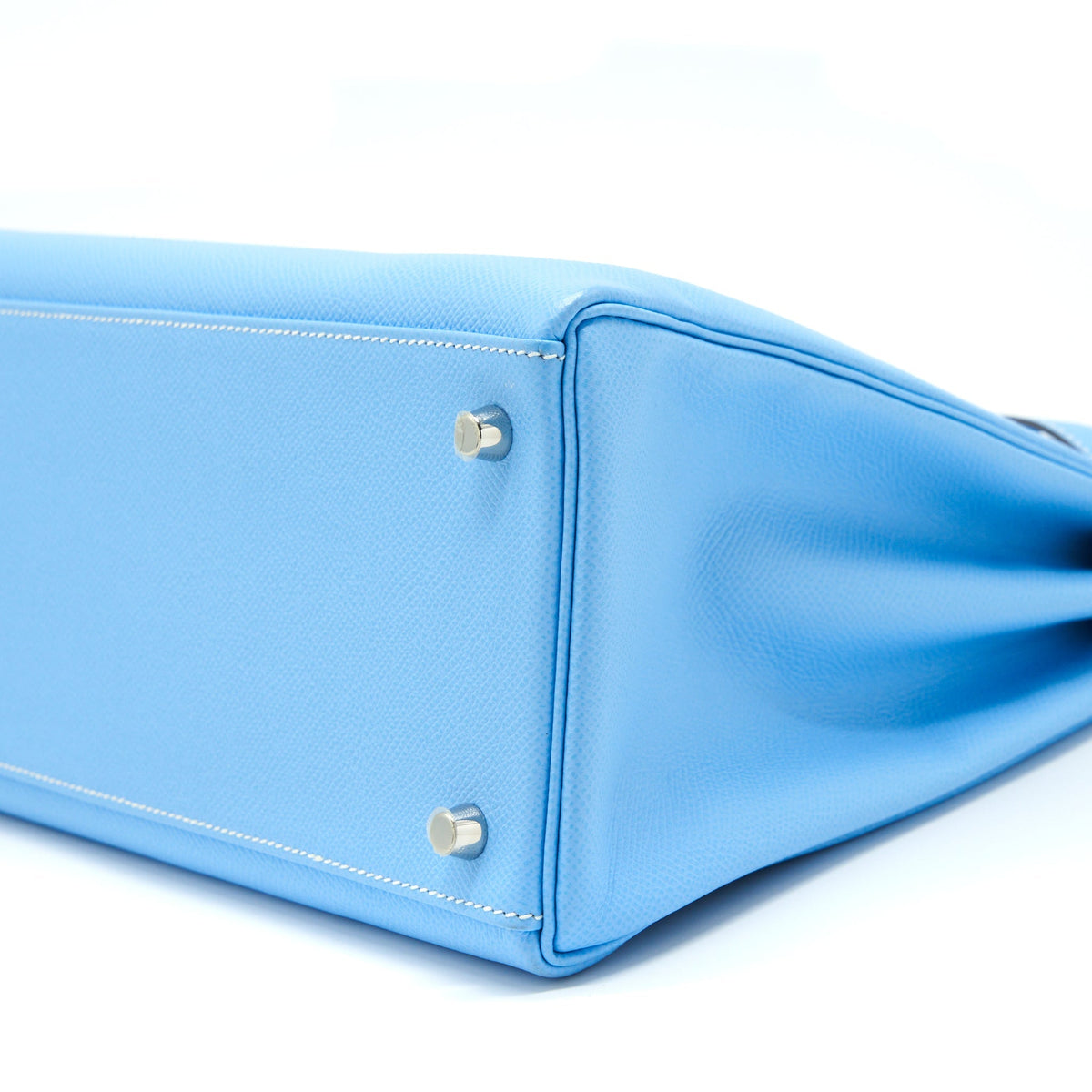 Hermes Kelly 35 Epsom 7N Celeste SHW