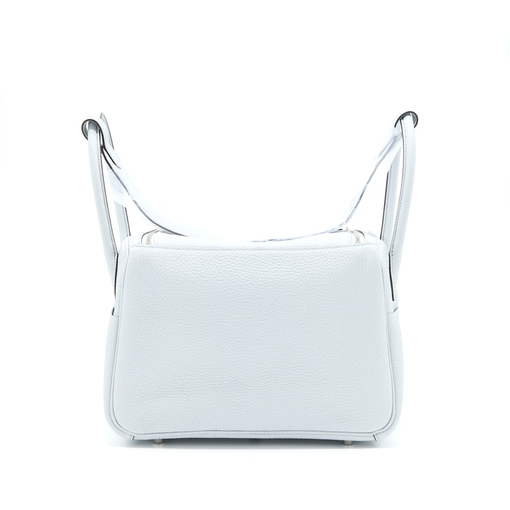 Hermes Lindy 26 Clemence Blue Pale SHW