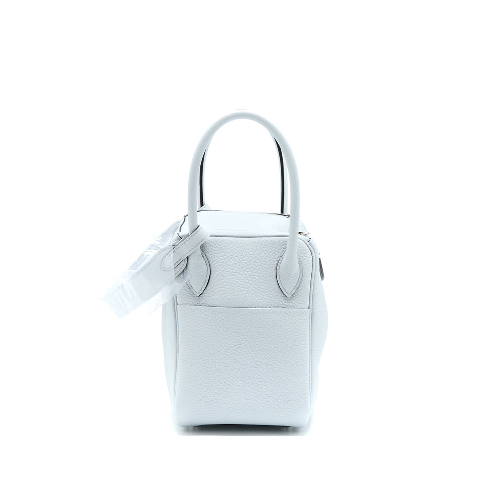 Hermes Lindy 26 Clemence Blue Pale SHW