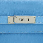 Hermes Kelly 35 Epsom 7N Celeste SHW
