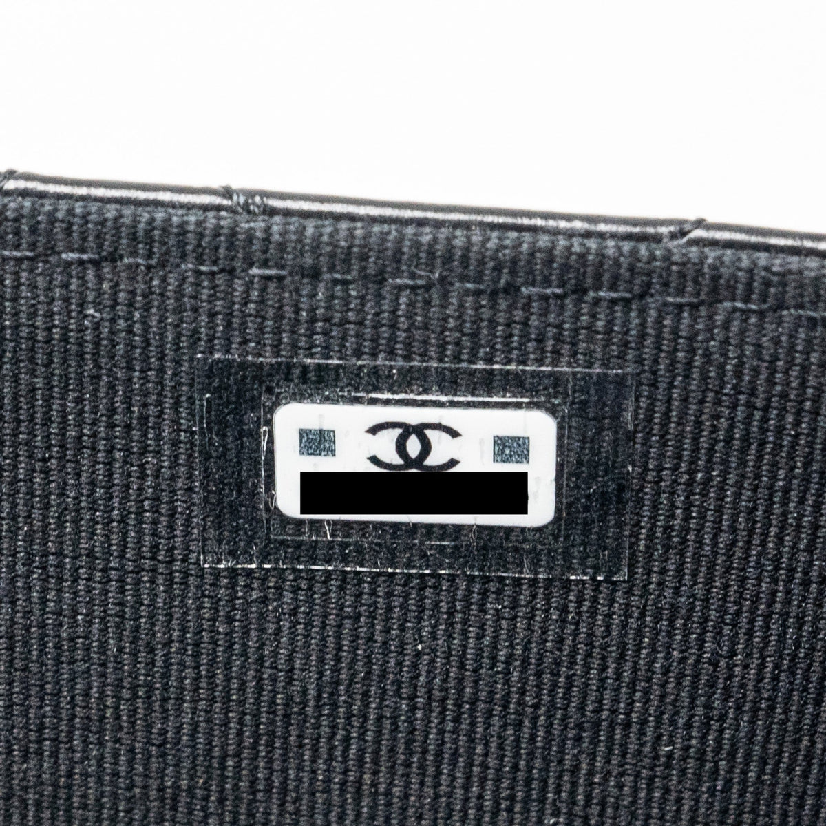 CHANEL CRYSTAL TOP HANDLE MINI FLAP BAG CALFSKIN BLACK WITH BLACK HARDWARE (MICROCHIP)