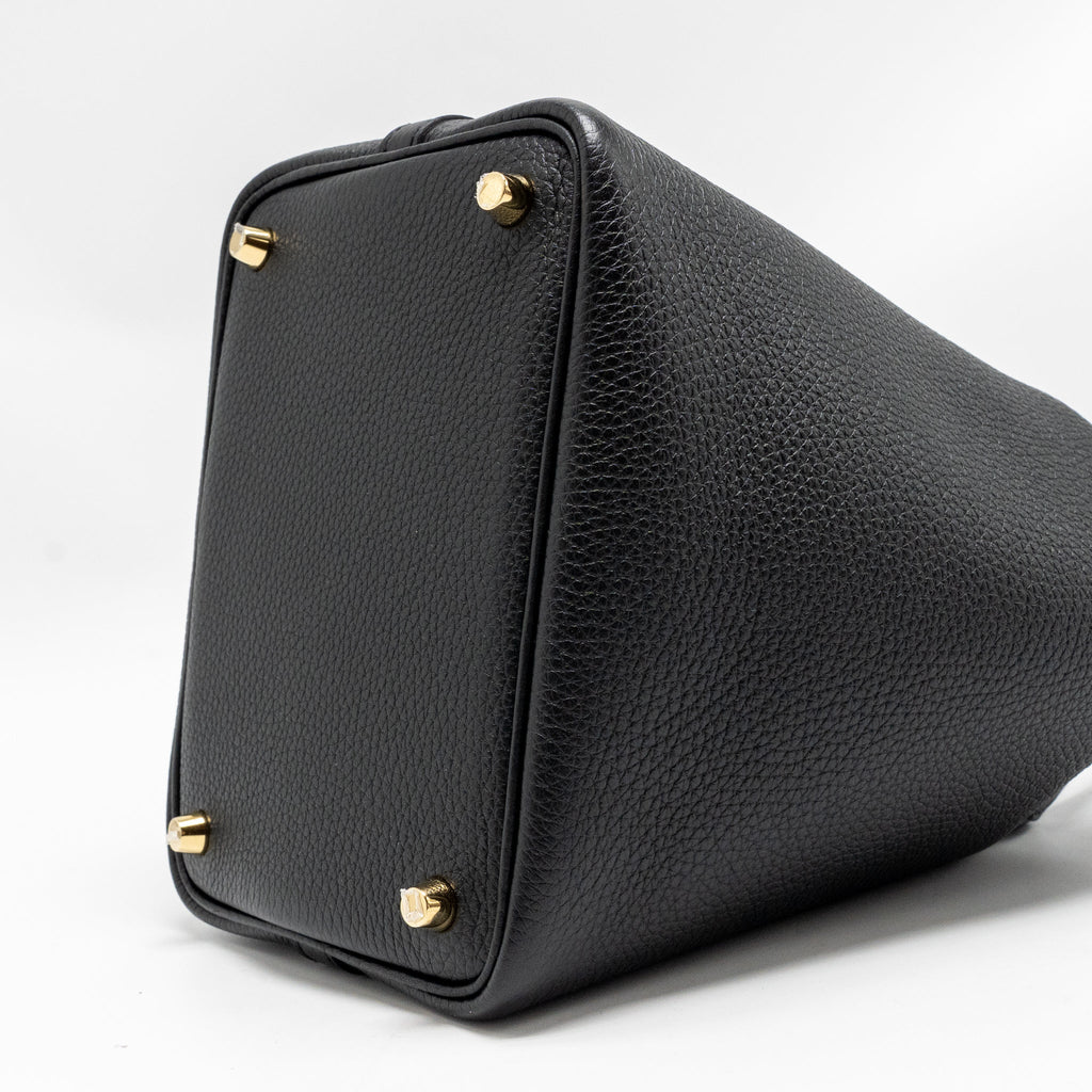 Hermes Picotin 18 Lock Bag Clemence BLACK GHW
