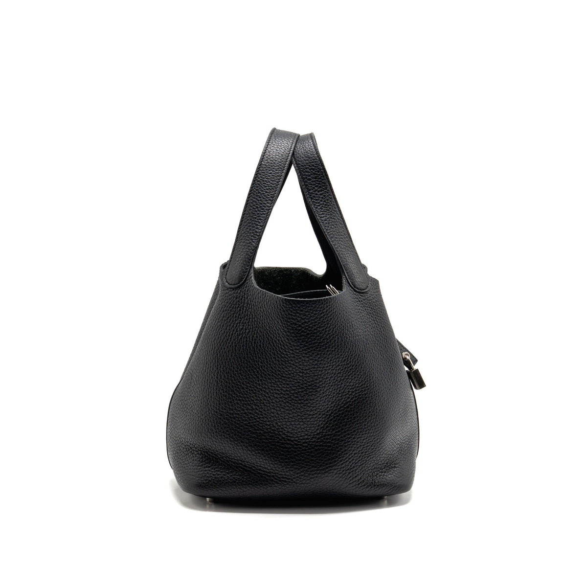 Hermes Picotin 22 lock bag clemence black SHW
