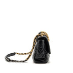 Chanel Medium 19 bag goatskin black multicolor hardware