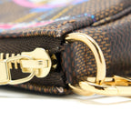 LOUIS VUITTON MINI POCHETTE ACCESSORIES LIMITED VIVIENNE HOLIDAYS DAMIER EBENE CANVAS GHW