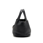 Hermes Picotin 22 lock bag clemence black SHW