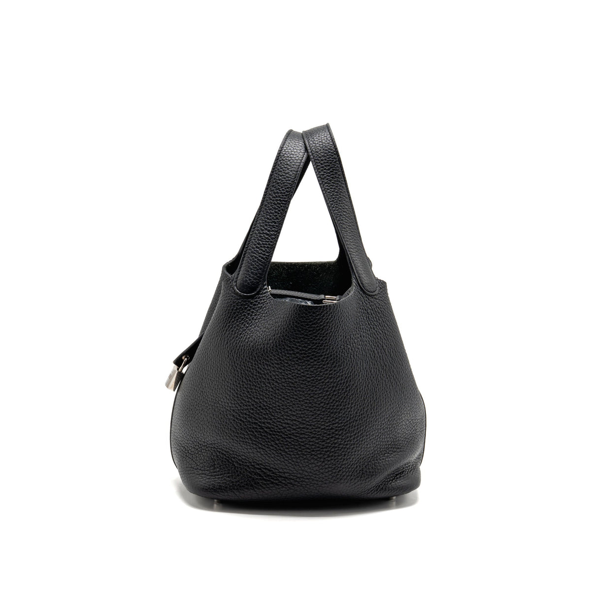 Hermes Picotin 22 lock bag clemence black SHW