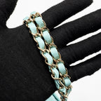 Chanel Small Classic Double Flap Bag Caviar Tiffany Blue LGHW