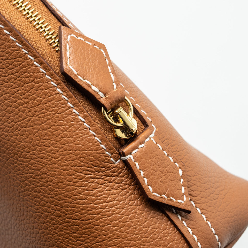 Hermes Mini Bolide evercolor gold GHW