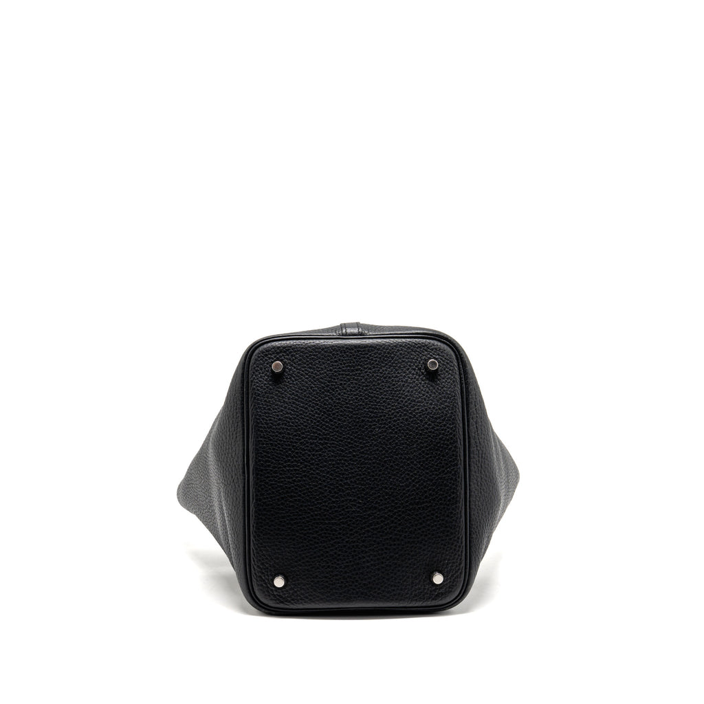 Hermes Picotin 22 lock bag clemence black SHW