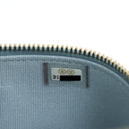 CHANEL 22S MINI TOP HANDLE VANITY CASE LAMBSKIN LIGHT BLUE LGHW