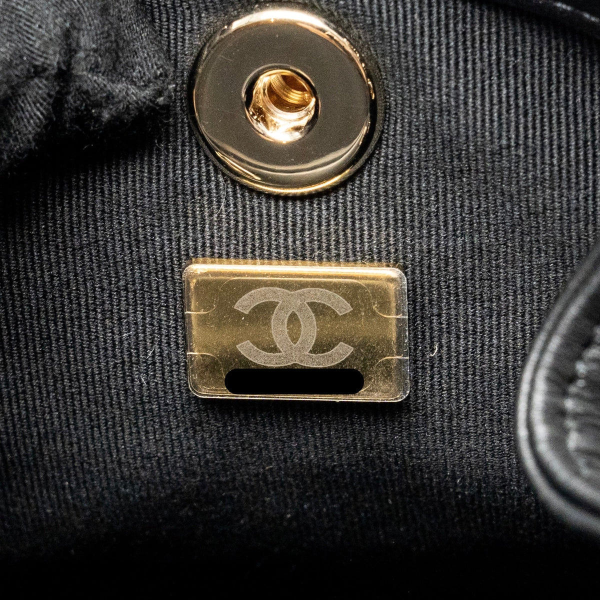 CHANEL MINI DUMA BACKPACK CALFSKIN BLACK LGHW (MICROCHIP)