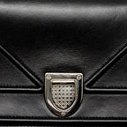 DIOR MINI DIORAMA BAG CALFSKIN BLACK SHW