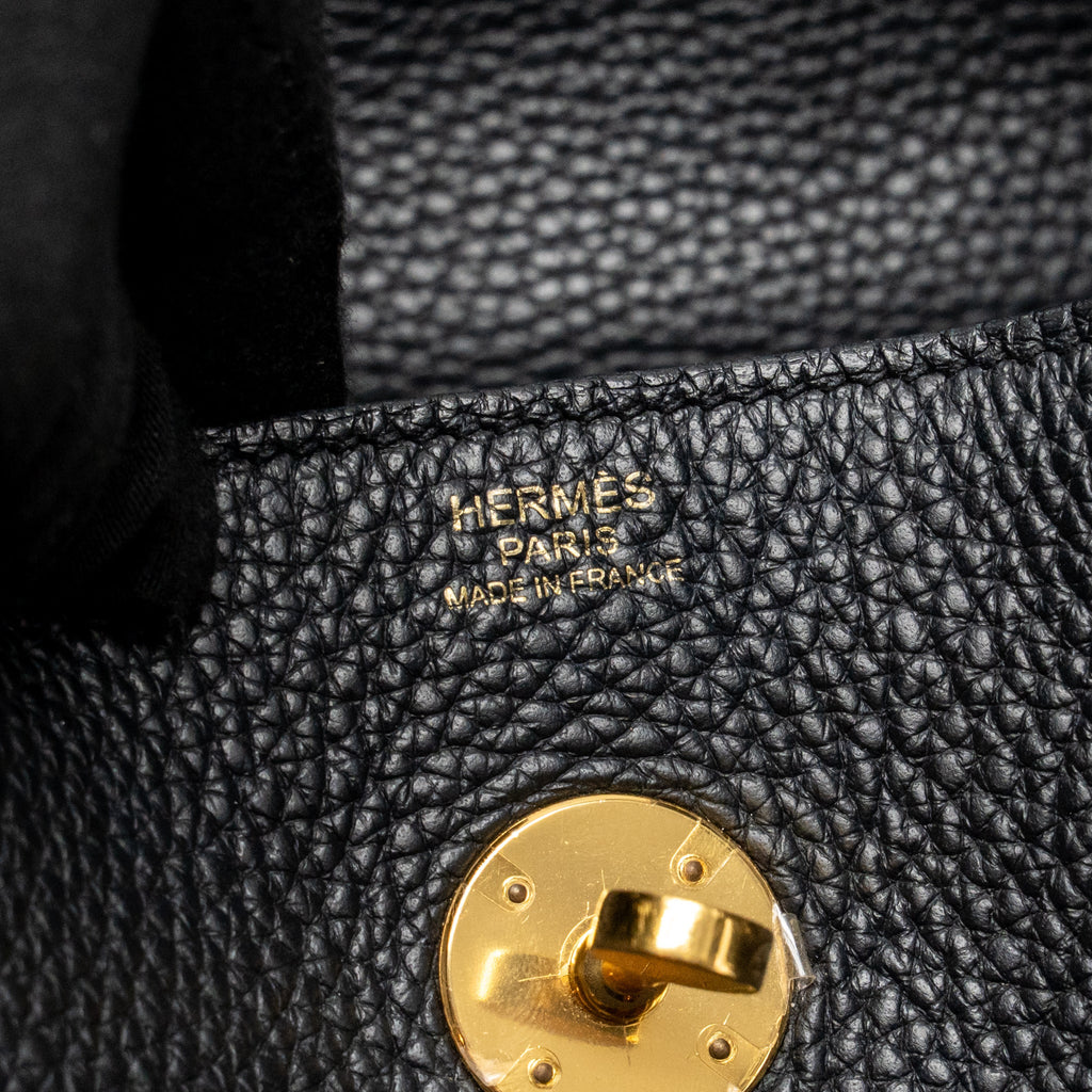 Hermes lindy 30 clemence black GHW